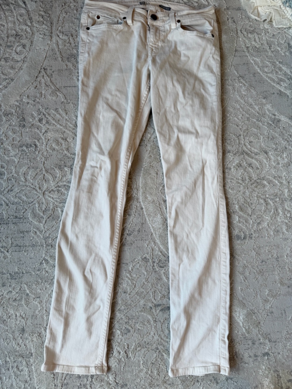 Level 99 off White Skinny straight stretch Jeans-28